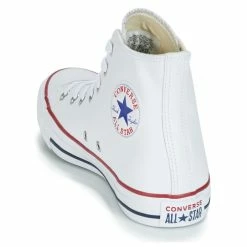 Converse - CHUCK TAYLOR ALL STAR LEATHER HI Blanc -André Magasin 161231 500 E