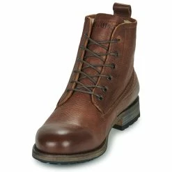 Blackstone - MID LACE UP BOOT FUR Marron -André Magasin 206922 500 C