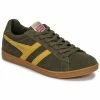 Gola - EQUIPE SUEDE Kaki / Jaune -André Magasin 21317650 500 A