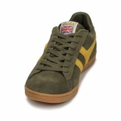 Gola - EQUIPE SUEDE Kaki / Jaune -André Magasin 21317650 500 C