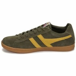 Gola - EQUIPE SUEDE Kaki / Jaune -André Magasin 21317650 500 D