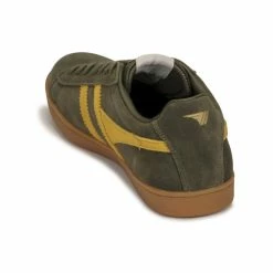 Gola - EQUIPE SUEDE Kaki / Jaune -André Magasin 21317650 500 E