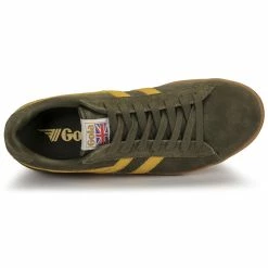 Gola - EQUIPE SUEDE Kaki / Jaune -André Magasin 21317650 500 F