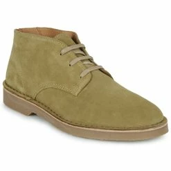 Selected - SLHRIGA WARM SUEDE DESERT Marron