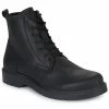Selected - SLHTHOMAS LEATHER BOOT Noir