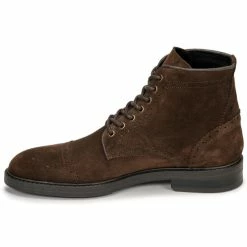 Selected - SLHBLAKE SUEDE BROGUE BOOT Marron -André Magasin 22580813 500 D