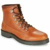 Selected - SLHMADS LEATHER BOOT Cognac