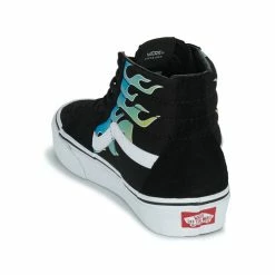 Vans - SK8-HI FLAM Noir / Bleu / Vert -André Magasin 22872634 500 E