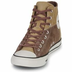 Converse - CHUCK TAYLOR ALL STAR WORKWEAR TEXTILES HI Marron / Beige -André Magasin 24215655 500 C