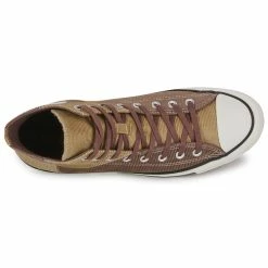 Converse - CHUCK TAYLOR ALL STAR WORKWEAR TEXTILES HI Marron / Beige -André Magasin 24215655 500 F