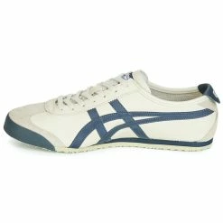 Onitsuka Tiger - MEXICO 66 LEATHER Beige / Bleu -André Magasin 9819170 500 D